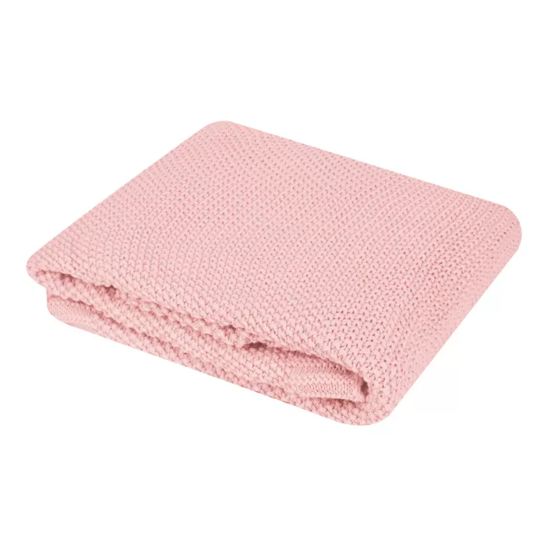 Kikka Boo Pleteno baby ćebence 75x100 Dream Big Pink 