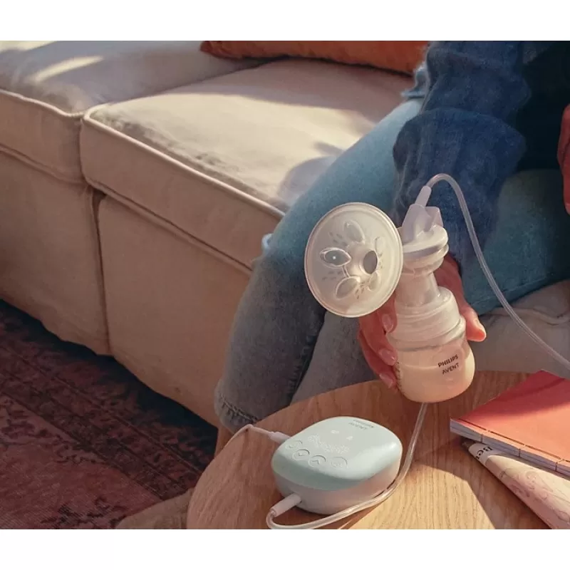 AVENT ELEKTRICNA PUMPICA ZA IZMAZANJE - ESSENTIAL (5 x KESICE ZA ODLAGANJE MLEKA, 4 x TUFERI) 