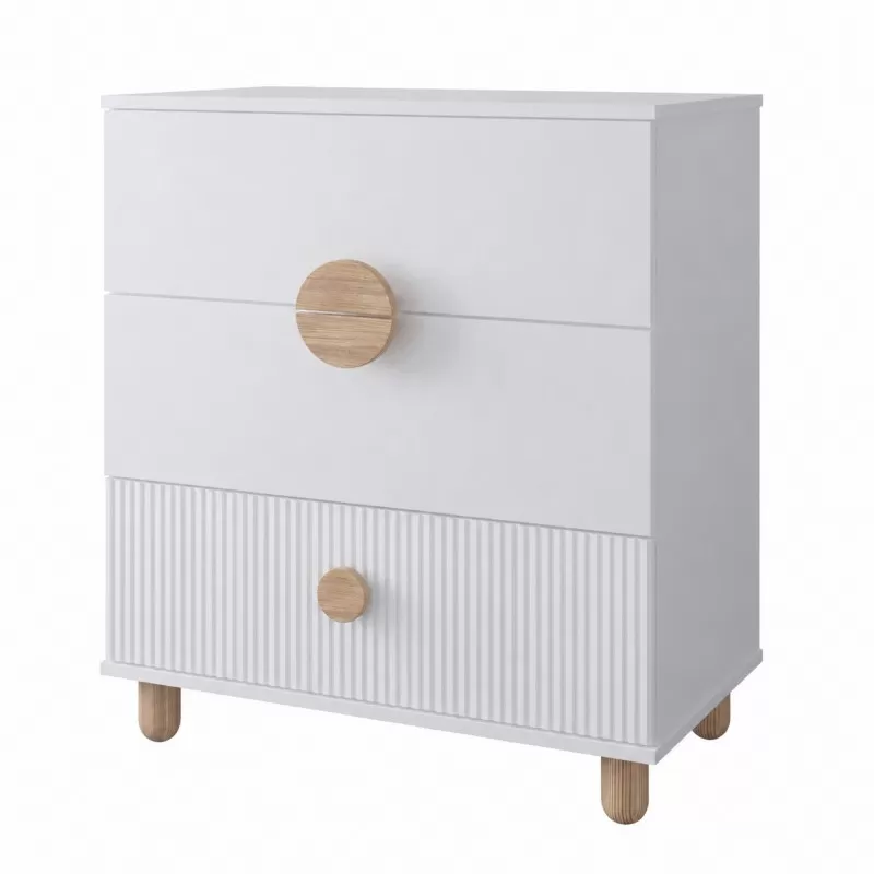 Komoda za bebe LOFT White 