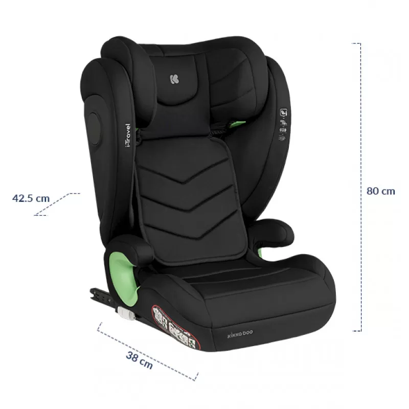 Auto sedište I-travel tamno sivo 