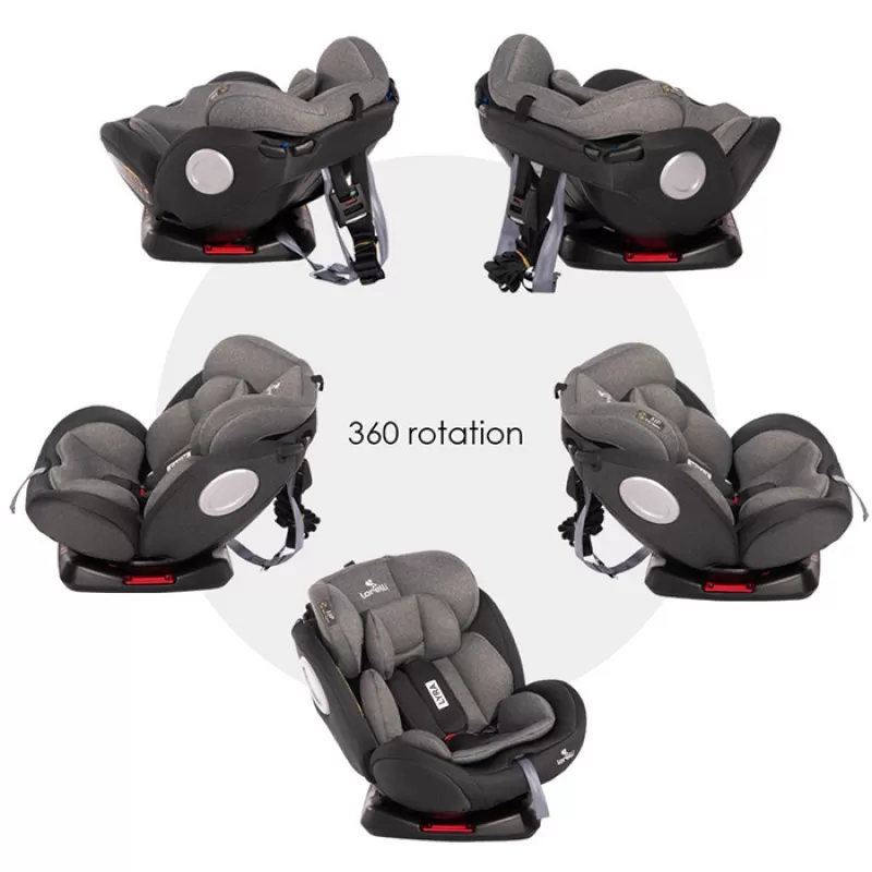 Auto sedište Lyra 360 Grey-Black 
