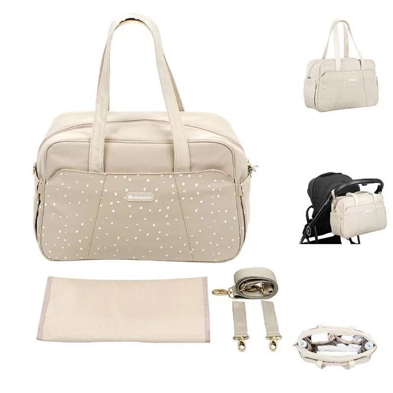 Torba za mame Kikka Boo Chelsea Dots Beige 