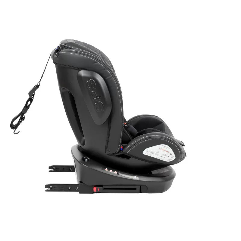 Auto sedište Stark ISOFIX tamno sivo 