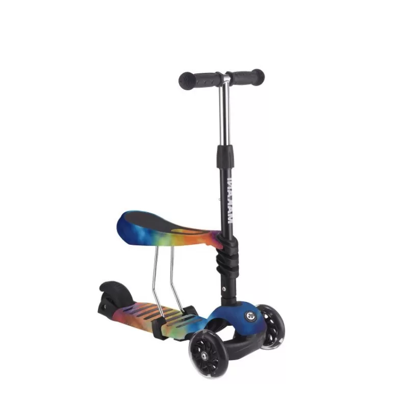Trotinet Ride and Skate 3u1 Rainbow - do 50kg 