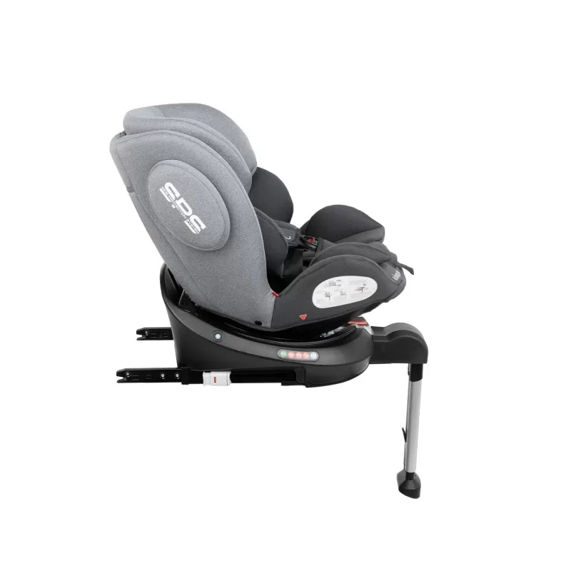 Auto sedište Rhonda Isofix tamno sivo 