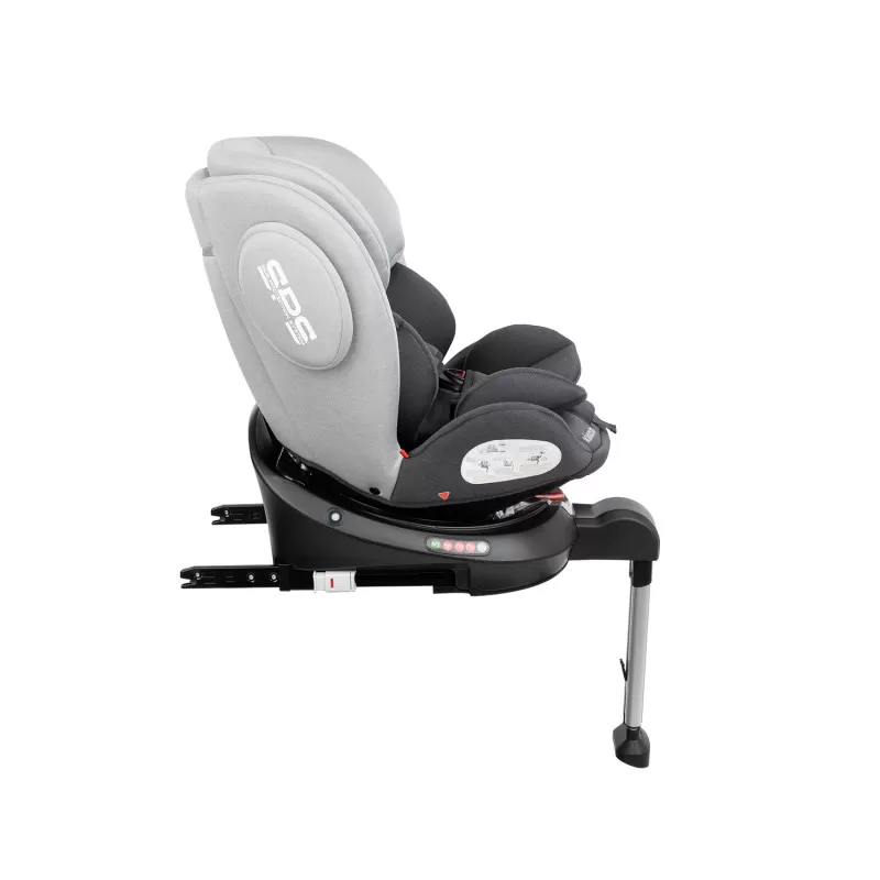 Auto sedište Rhonda Isofix svetlo sivo 