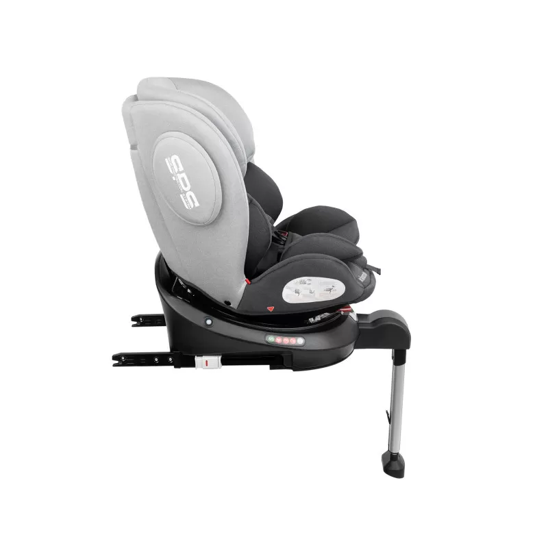 Auto sedište Rhonda Isofix svetlo sivo 