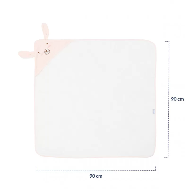Peškir Kikka Boo Rabbit 90x90-Soft Cotton 