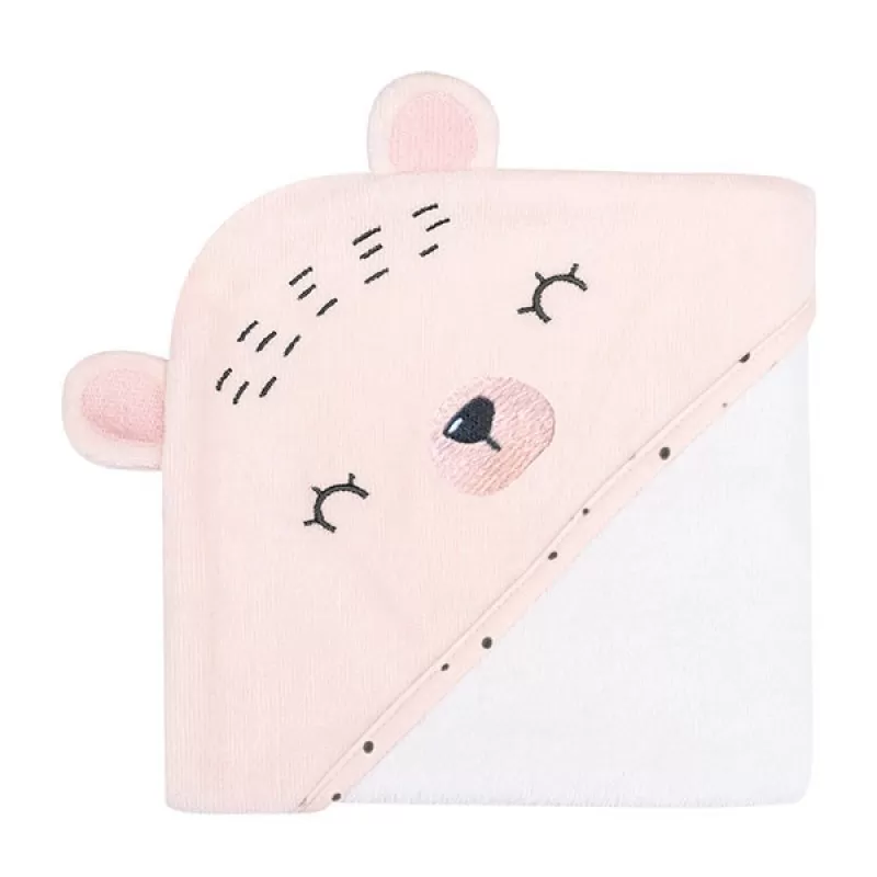 Peškir Kikka Boo Bear with me pink-Soft Cotton 