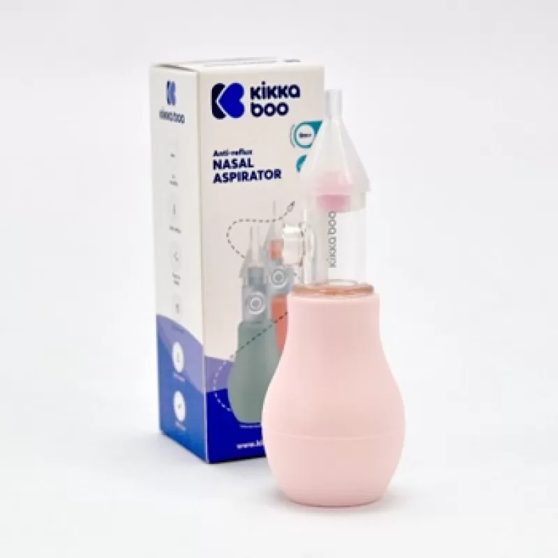 Kikka boo nazalni aspirator anti-reflux Pink 