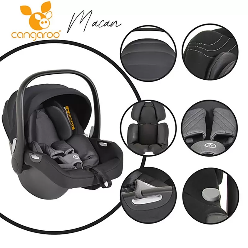 Cangaroo Macan 3u1 i-Size – Black 