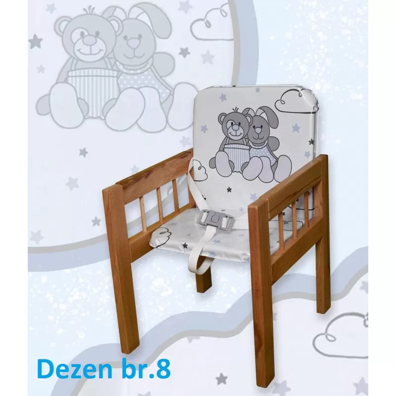 Drvena hranilica 2u1 sa stolom 