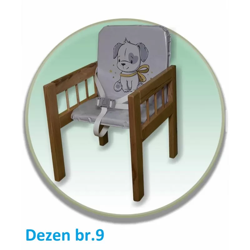 Drvena hranilica 2u1 sa stolom 