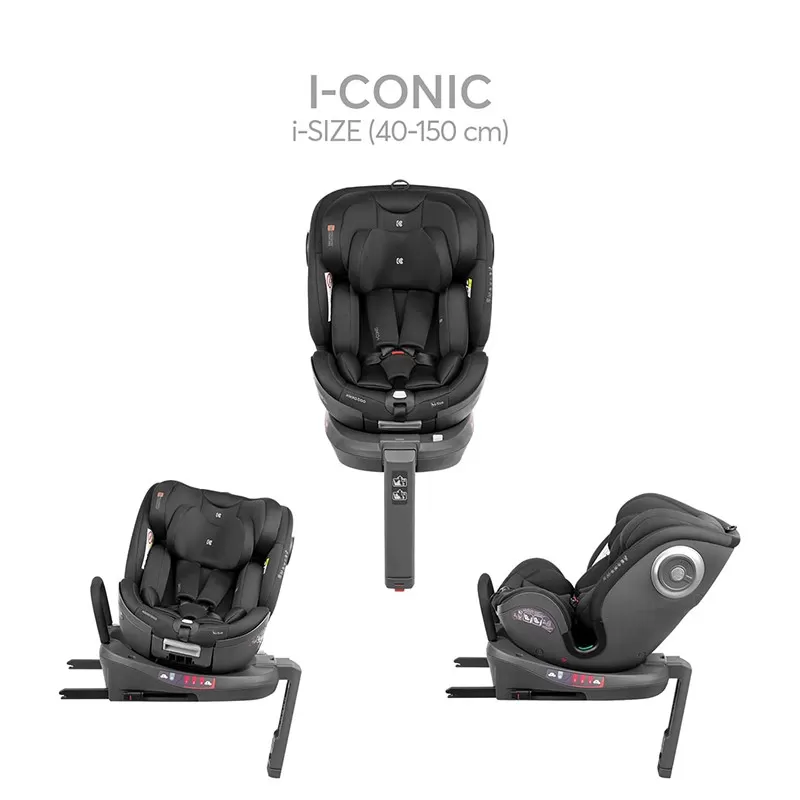 Auto sedište Kikka Boo I-Conic I-Size Black 