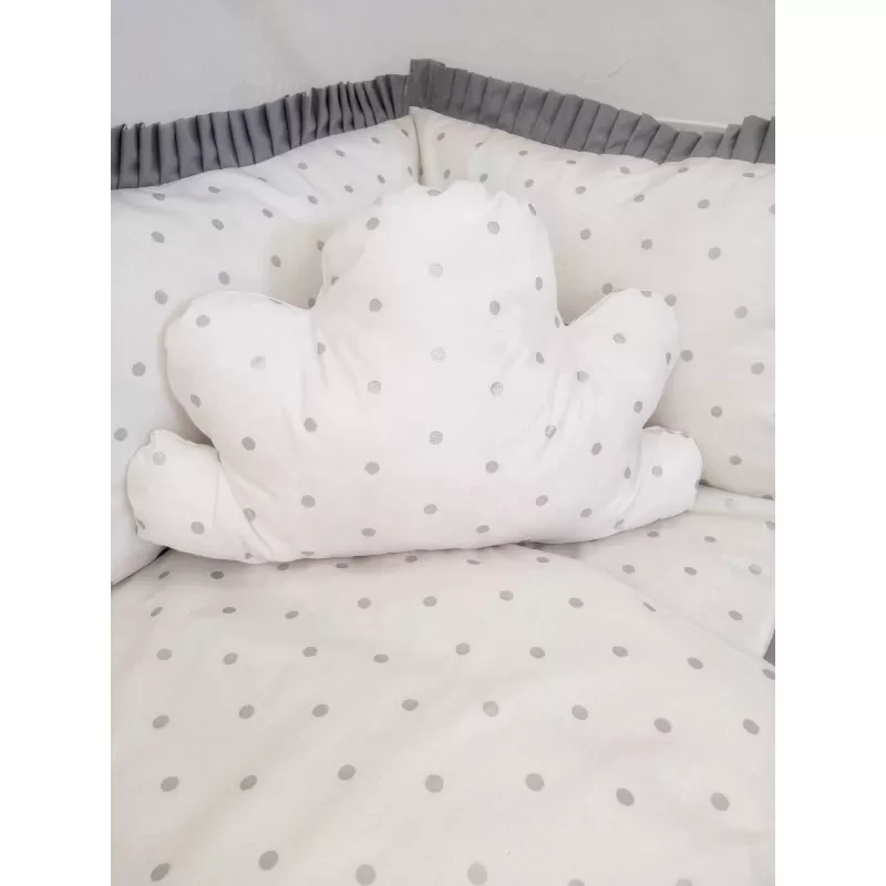 Posteljina Grey Dots 