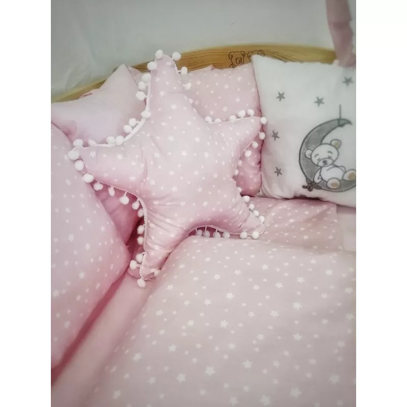 Posteljina pink Bear 