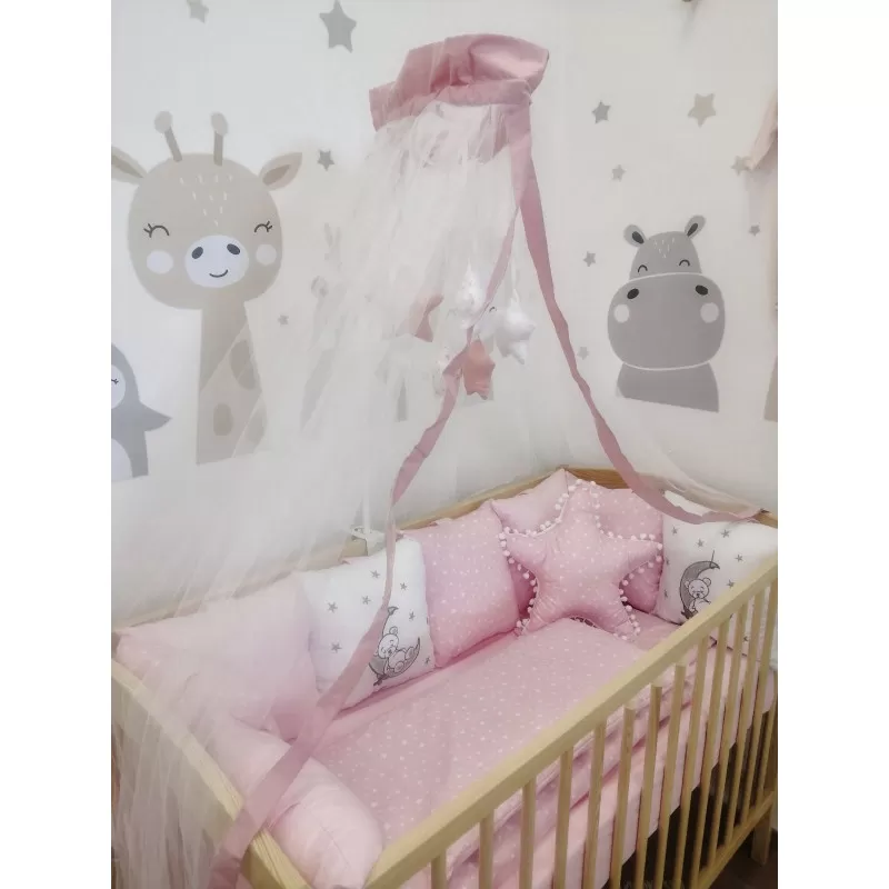 Posteljina pink Bear 