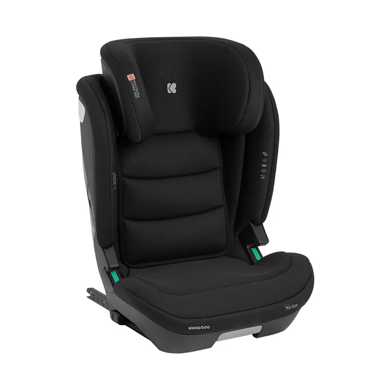 Kikka Boo i-Scout 100-150cm i-Size Black ISOFIX 