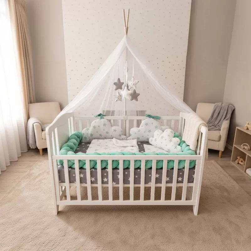 Komplet posteljina Oblak - Mint 