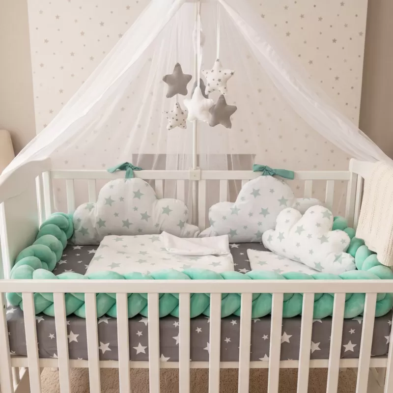 Komplet posteljina Oblak - Mint 