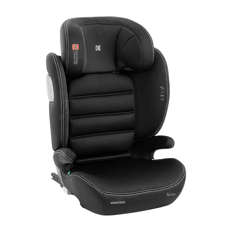 Kikka Boo i-Track 100-150cm i-Size Black ISOFIX 
