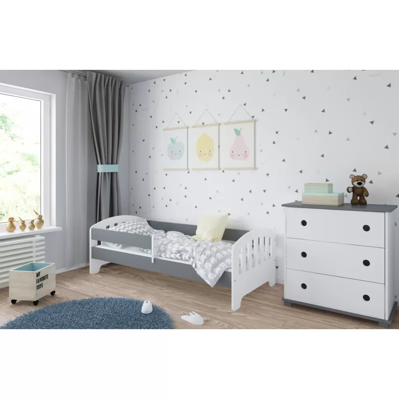 Dečiji krevet Classic White/Grey 