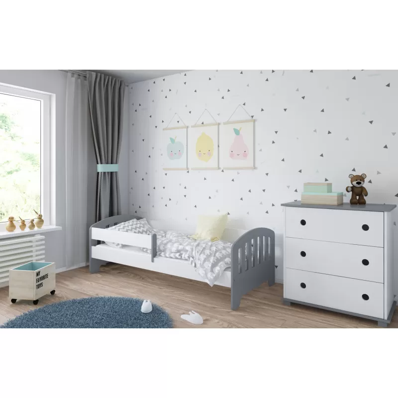 Dečiji krevet Classic Grey/White 