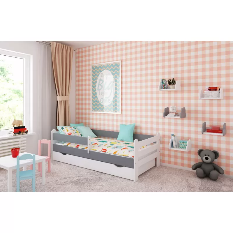 Dečiji krevet Risio White/Grey 