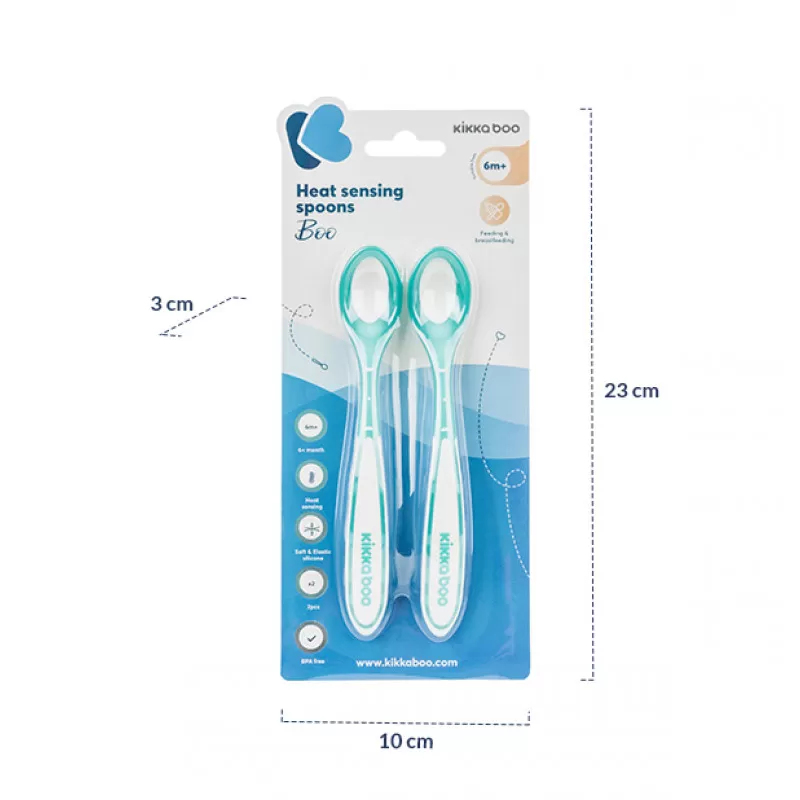 Kikka Boo termoosetljive kašike Pink 2pack 