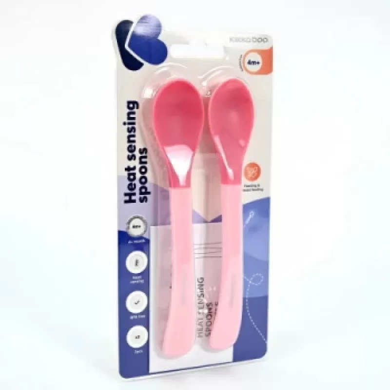 Kikka Boo termoosetljive kašike Pink 2pack 