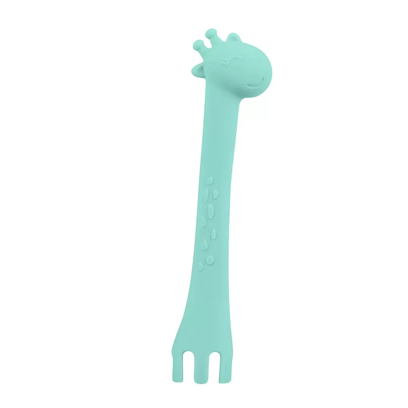 Kikka Boo silikonska kašika Giraffe Mint 