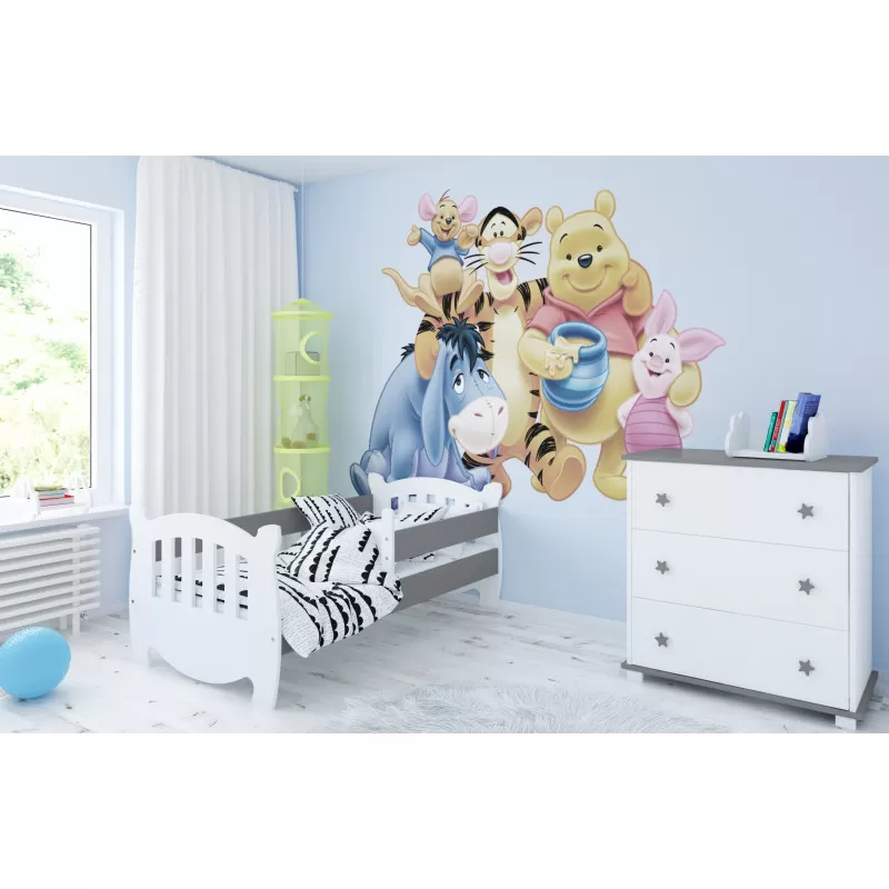 Dečiji krevet Kubus White/Grey 