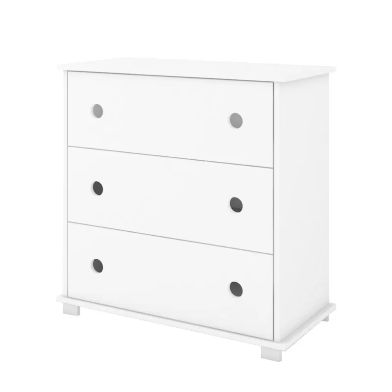 Komoda za bebe Krug - White 