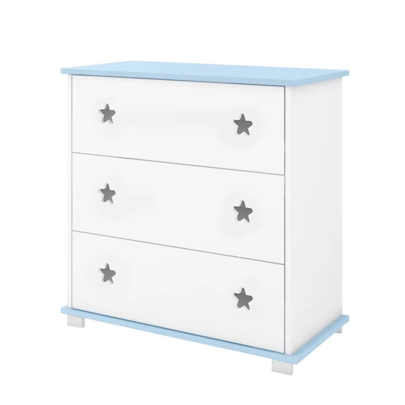 Komoda za bebe Star – Blue 