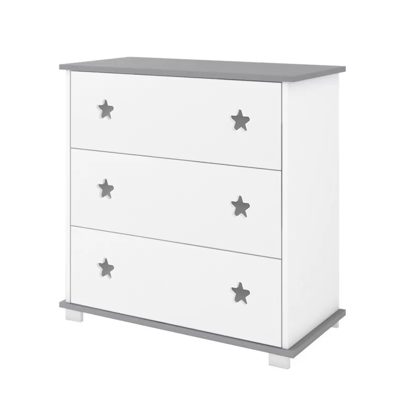 Komoda za bebe Star – Grey 