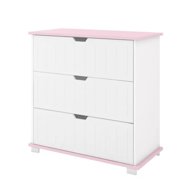 Komoda za bebe Lucky - Pink 