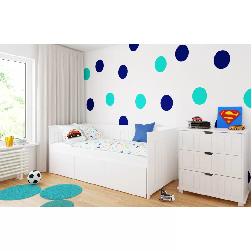 Krevet HOMNES 200x90cm sa fiokama 