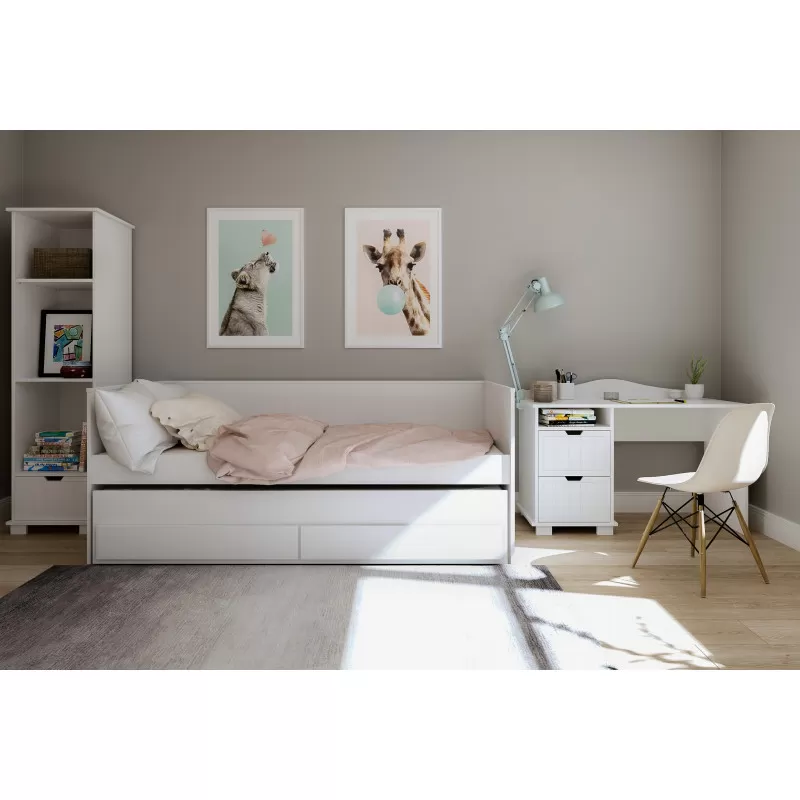 Krevet HOMNES 200x90cm sa fiokom i fiokom za spavanje 