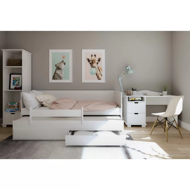 Krevet HOMNES 200x90cm sa fiokom i fiokom za spavanje 