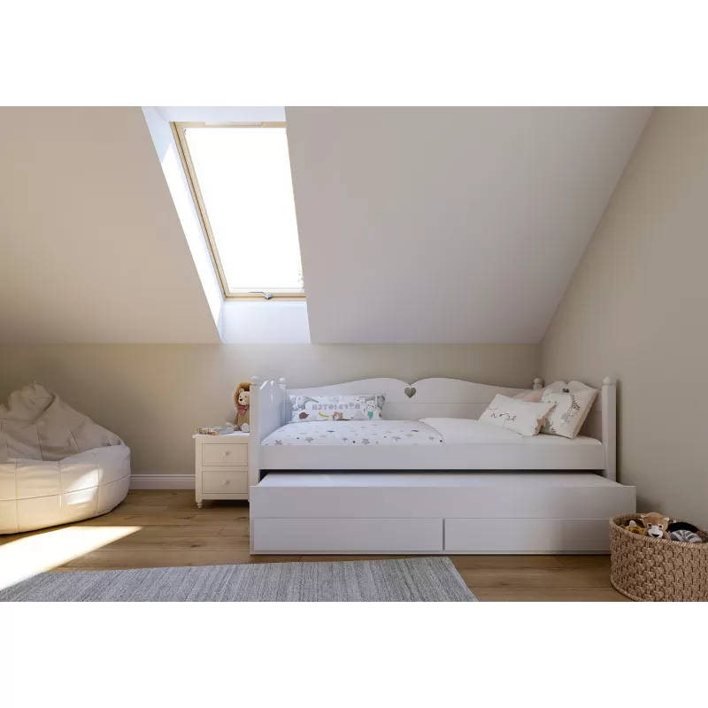 Krevet BELLA 200x90cm sa fiokom i fiokom za spavanje 
