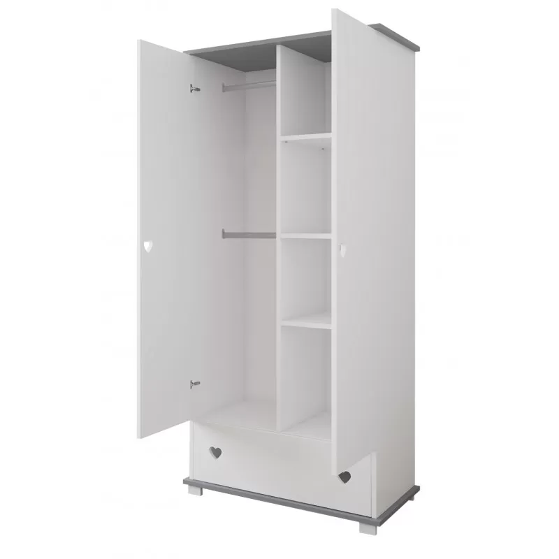 Garderober Srce – Grey 