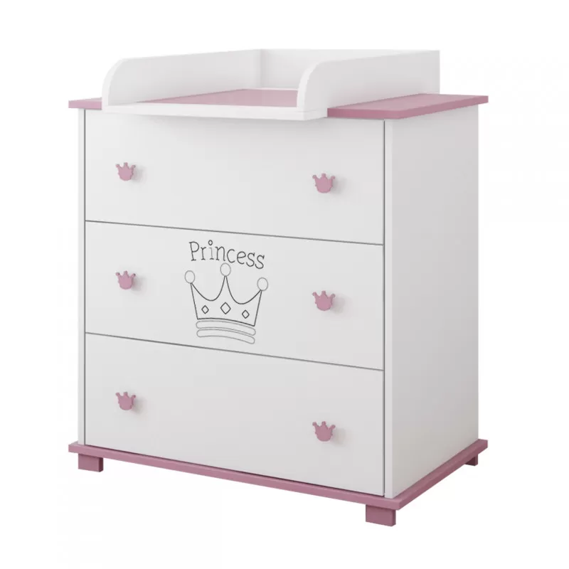Komoda za bebe – Pink Princess 