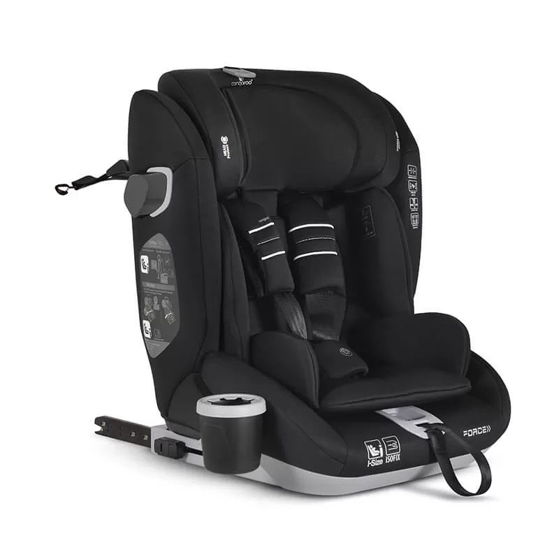 Moni Force Isofix i-Size auto sedište 76-150cm Black 