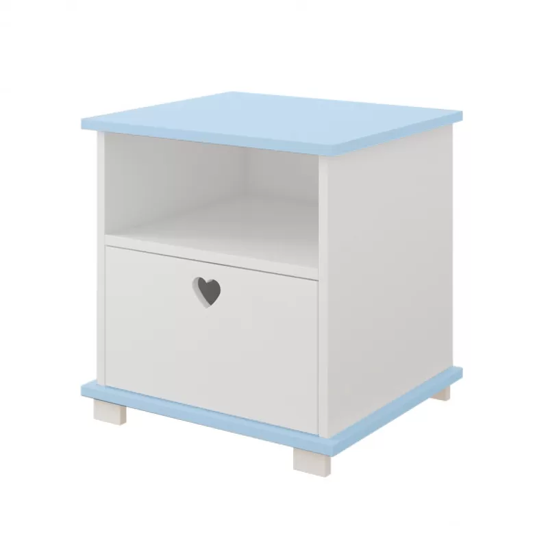 Noćni ormar Srce Blue 
