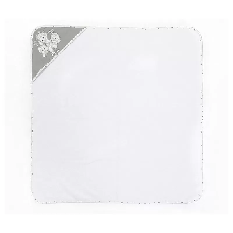 Peškir Tri Drugara 100x100 sivi 