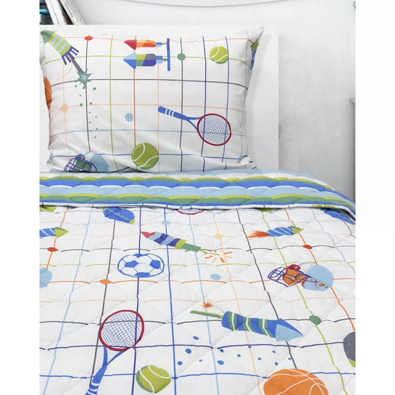 Štep deka Playground 140x200cm 
