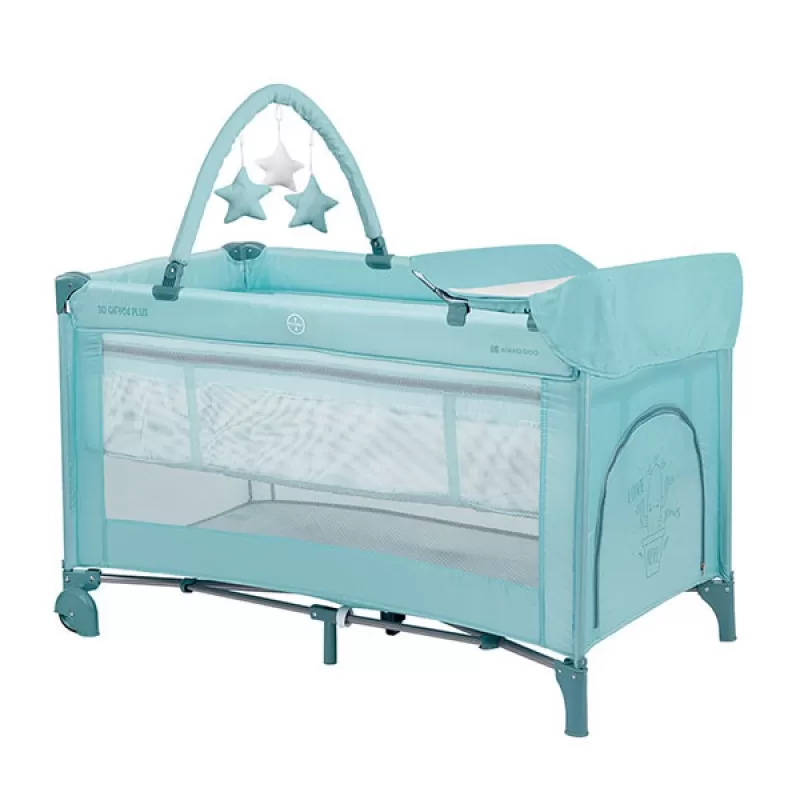 Prenosni krevetac Kikka Boo SoGifted PLUS-2 nivoa Mint 
