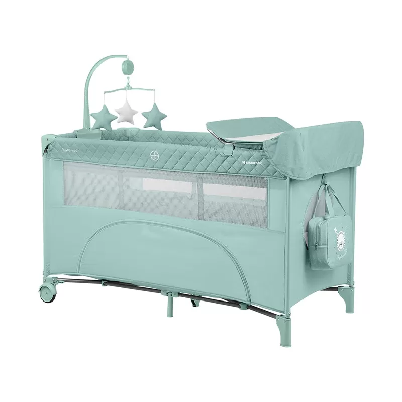 Prenosni krevetac Nighty Night Mint – 2 nivoa 