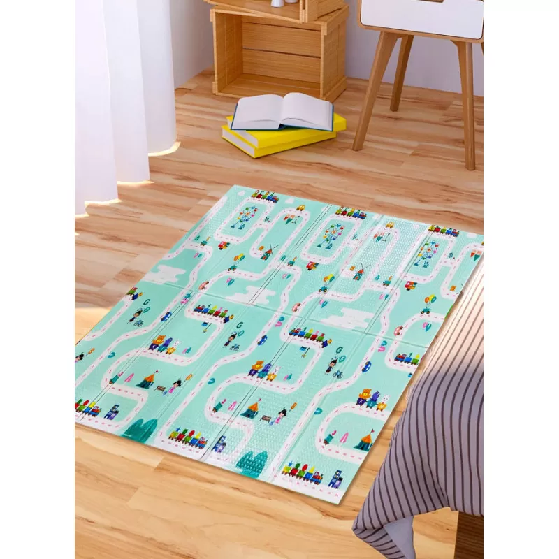 Dvostrana sklopiva podloga za bebe od pene 180x200cm 