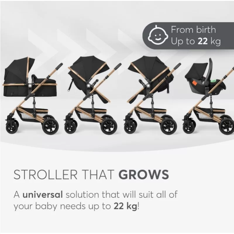 Kikka Boo Amaia Premium 3u1- Black 